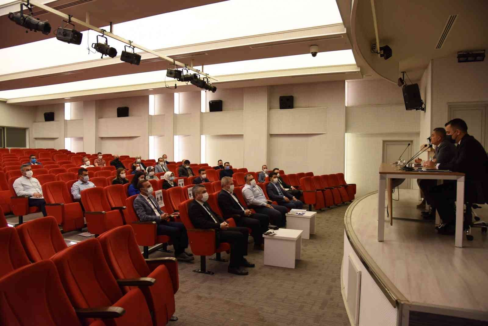 2021 yılı ekim ayı ilçe şefleri toplantısı yapıldı