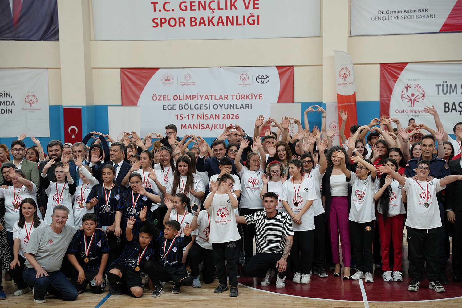 Özel sporcuların büyük buluşması tamamlandı