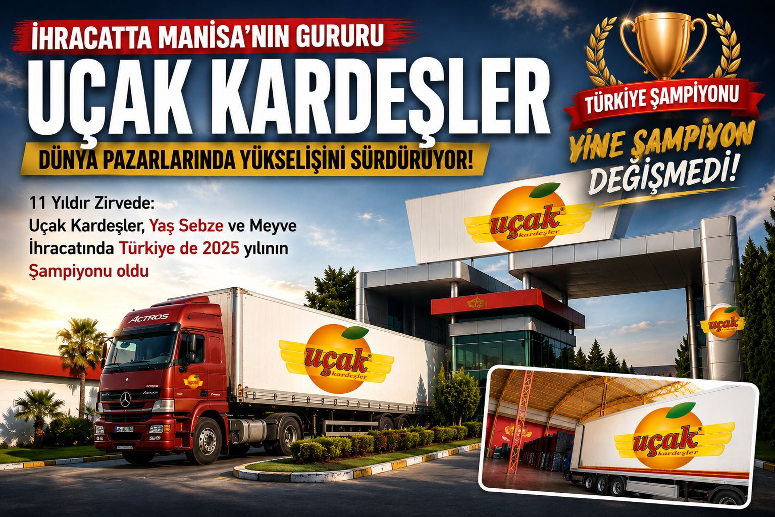Uçak Kardeşler: İhracatta Manisa'nın yükselen gücü!