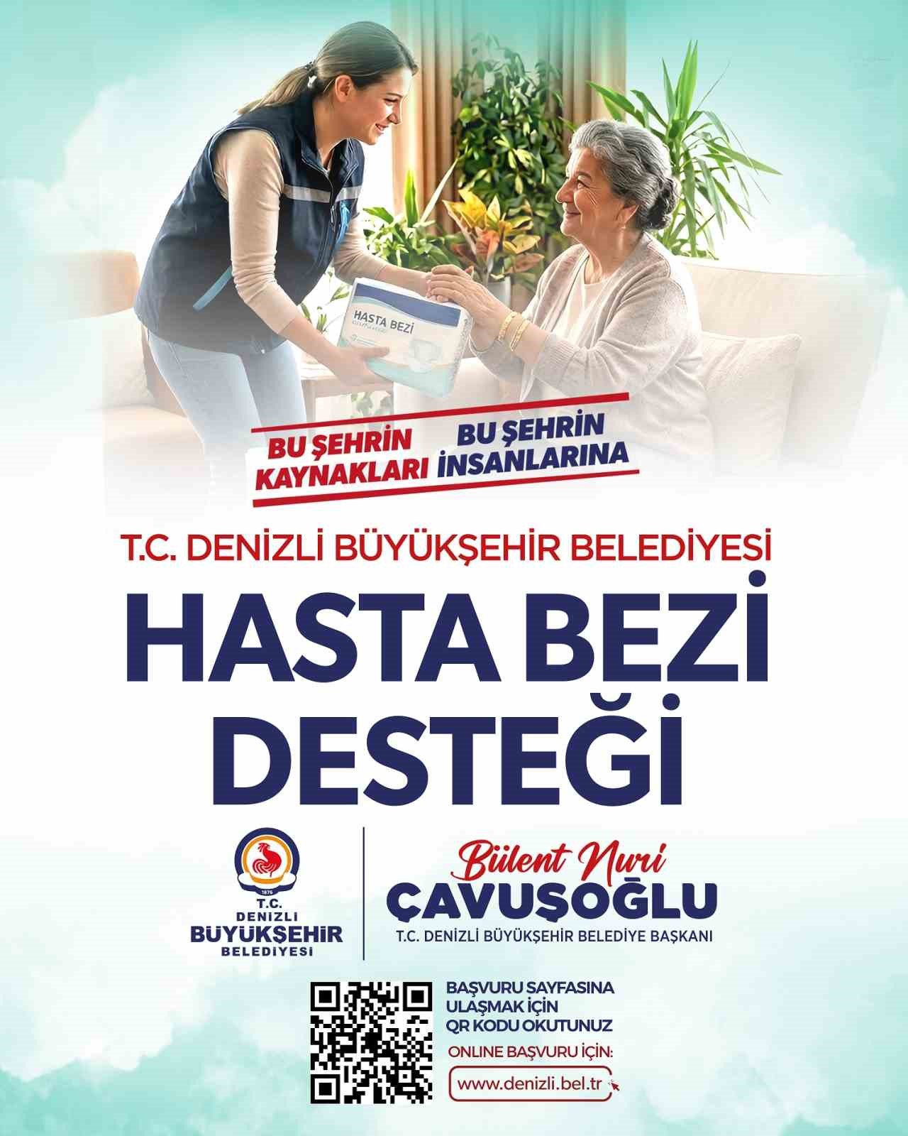 Denizli Büyükşehir zor günlerde ailelerin yanında