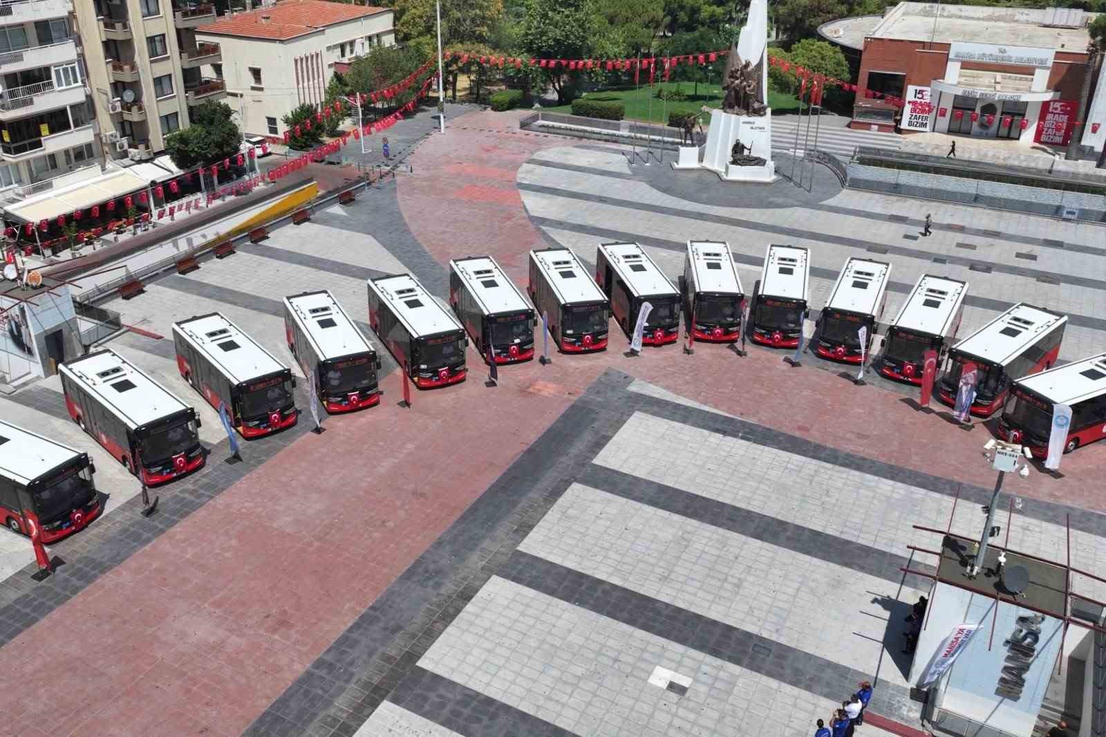 Manisa ulaşım filosuna 14 yeni araç