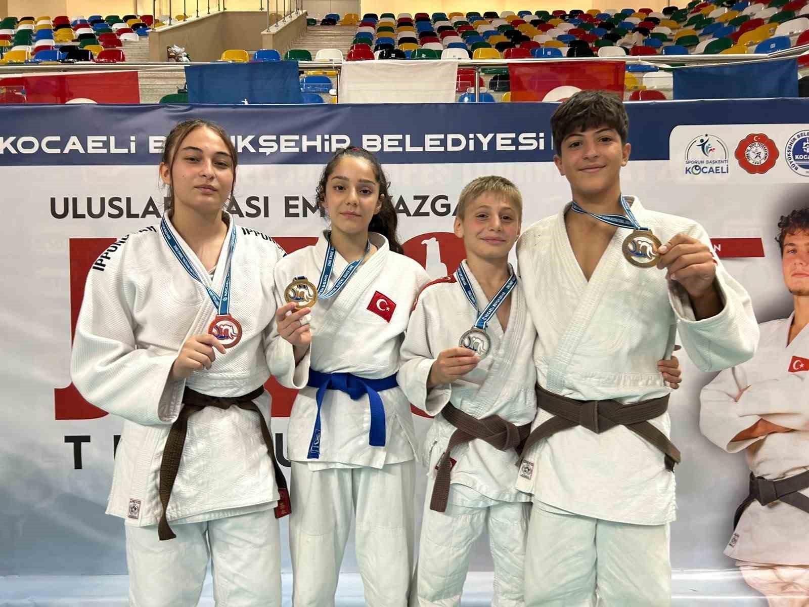 Manisalı judoculardan uluslararası arenada 9 madalya