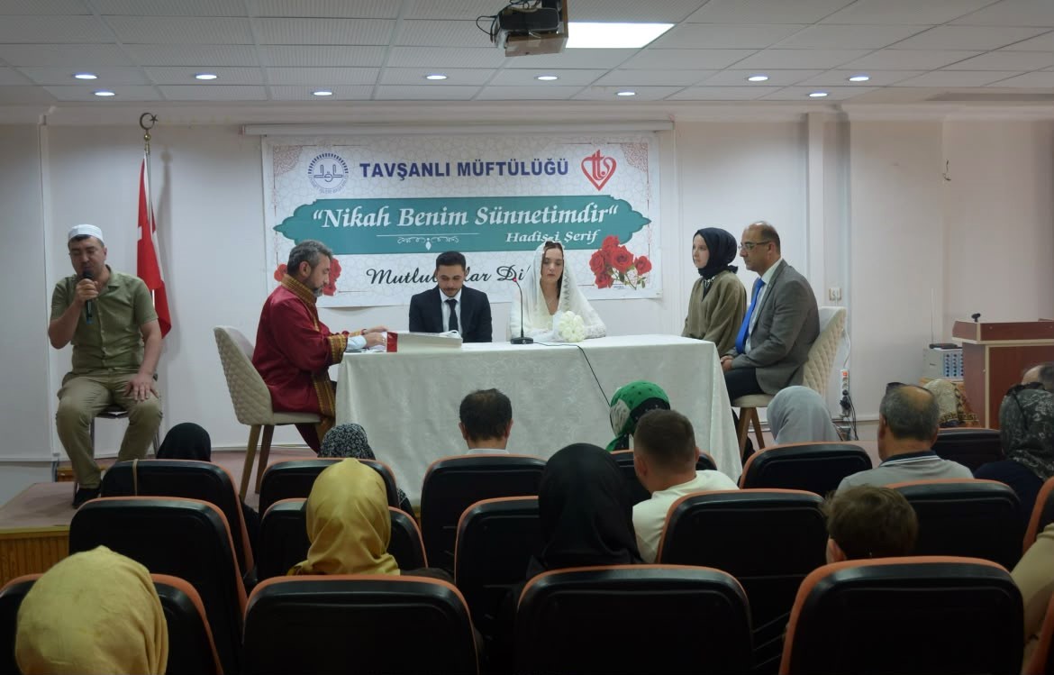 "İki İnsan Bir Hayat" projesiyle Tavşanlı’da anlamlı nikâh