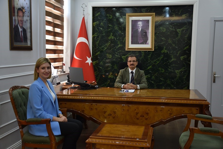 Kaymakam Güldoğan, yeni başhekimi ağırladı