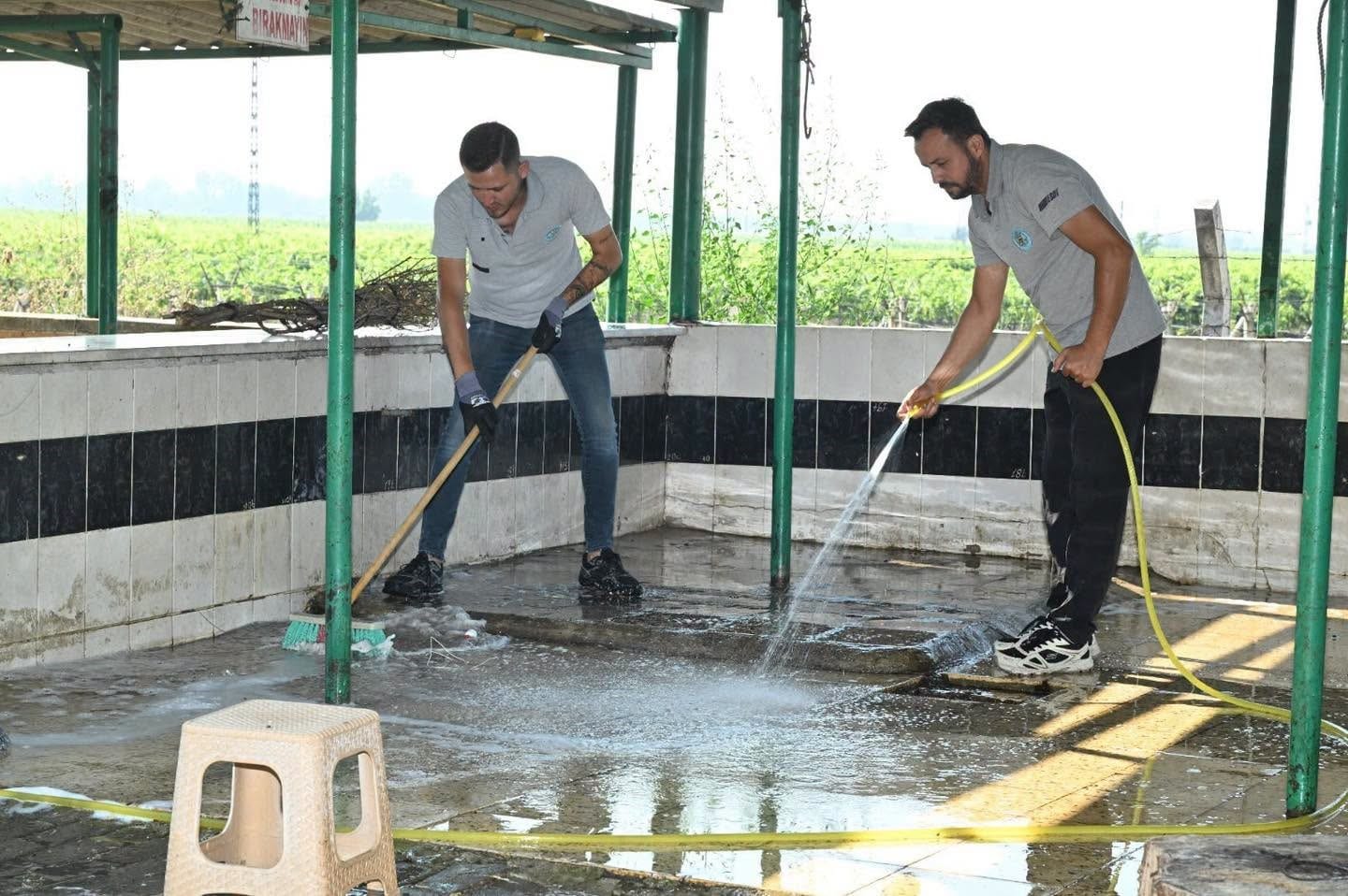 Koca Bektaş Dede Dergahı’nın çevresi yenileniyor