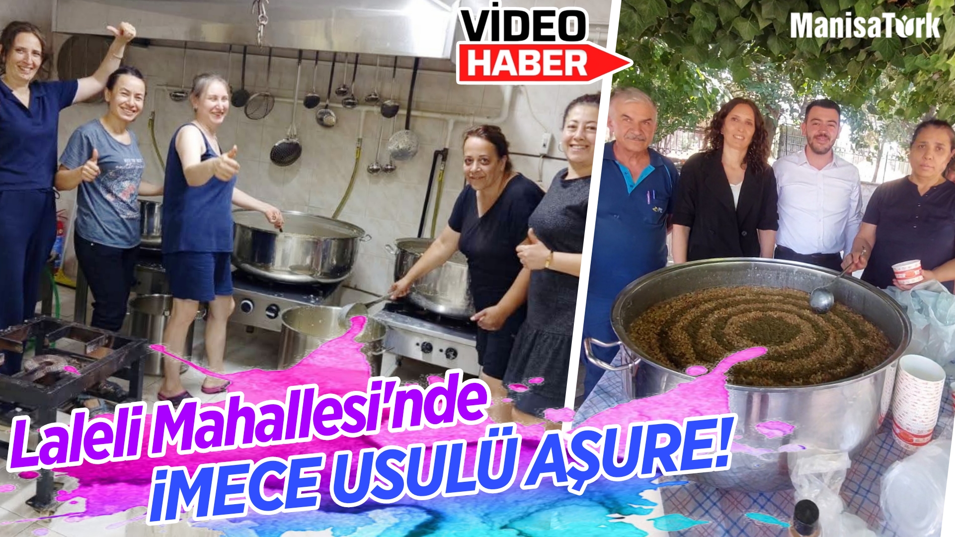 Laleli Mahallesi'nde imece usulü aşure!