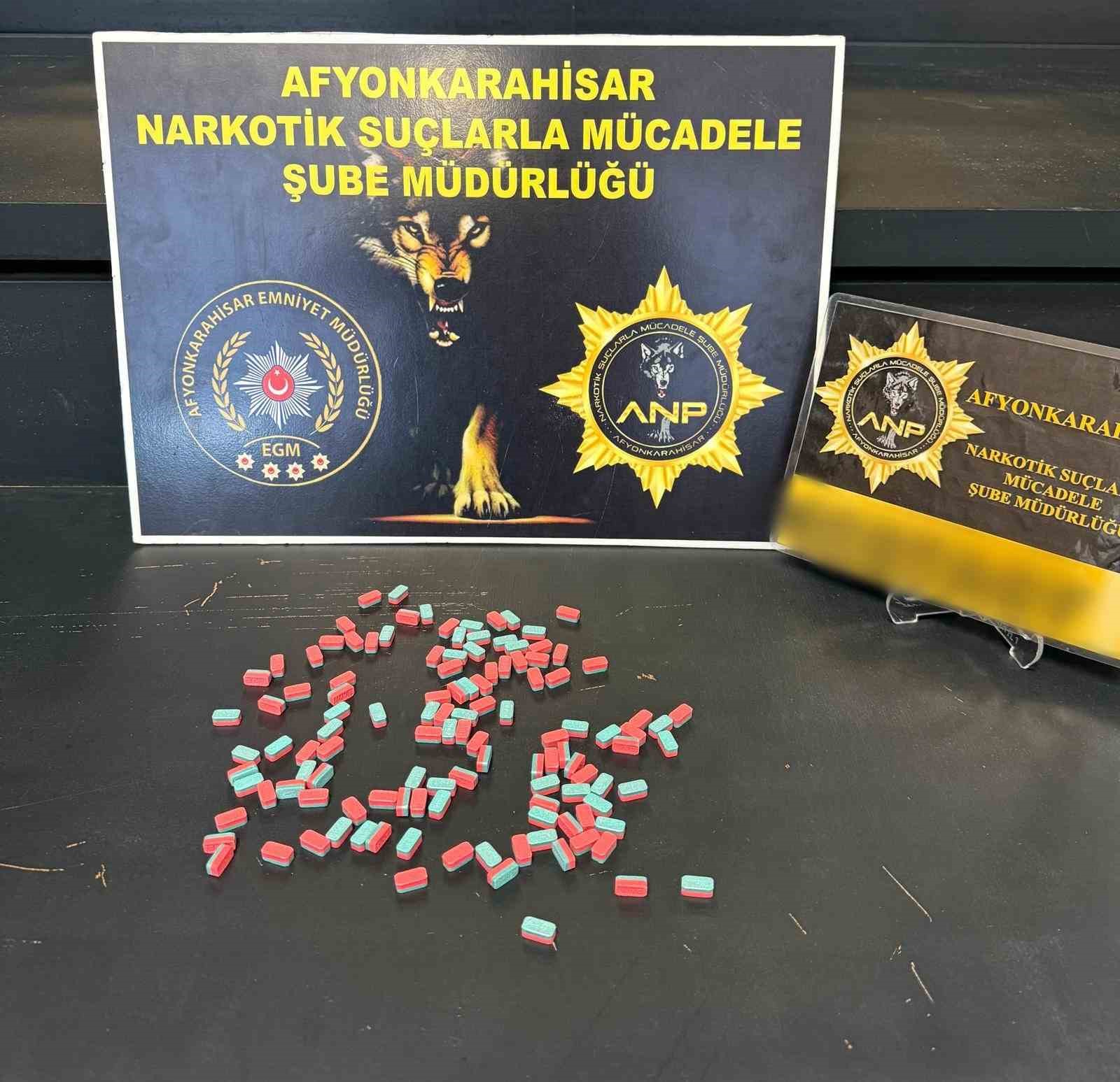 Uyuşturucu hapla yakalanan şahıs tutuklandı