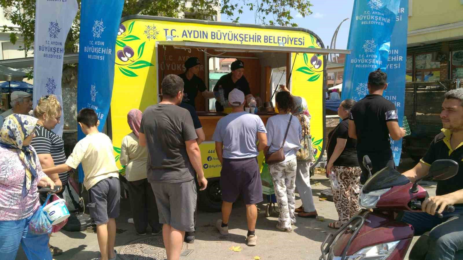 Aydın Büyükşehir’den limonata ikramı