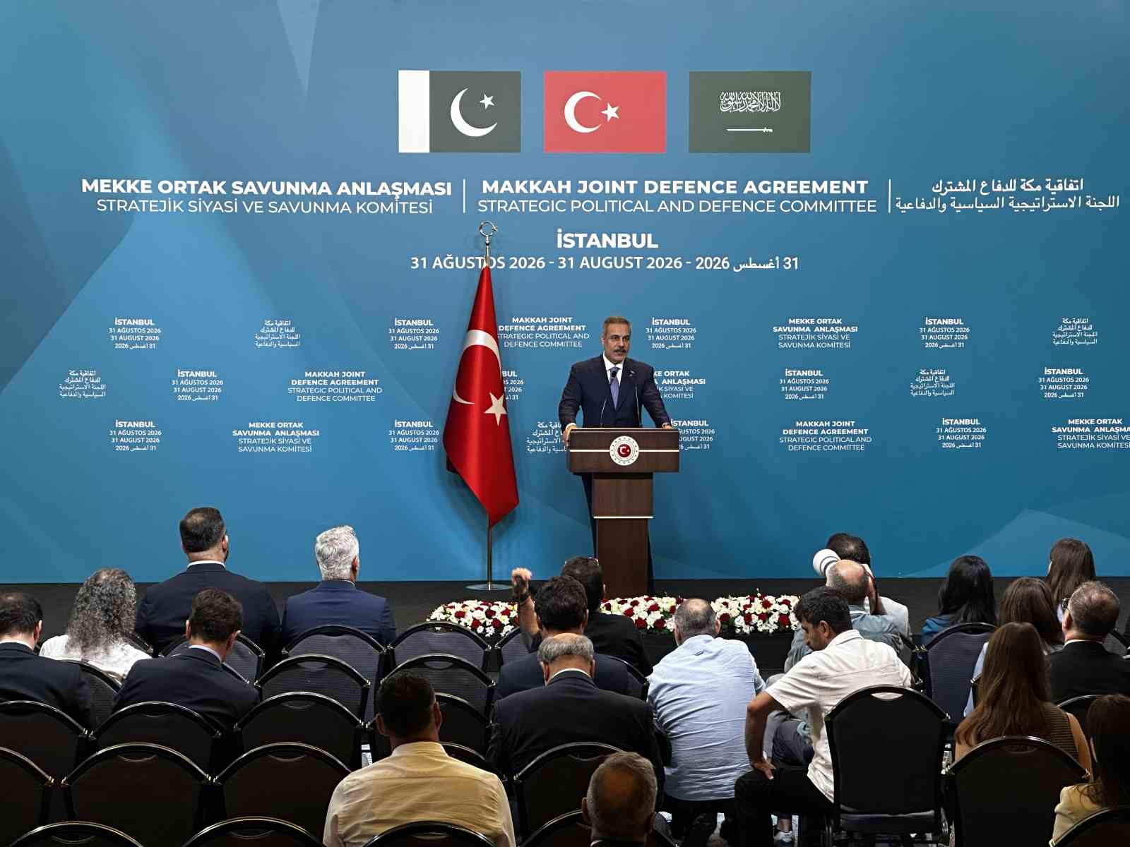 Dışişleri Bakanı Hakan Fidan,"İttifakımızın resmi adı Mekke Savunma İttifakı"