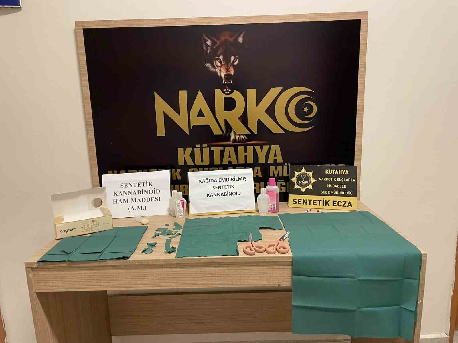 Kütahya’da uyuşturucu operasyonu