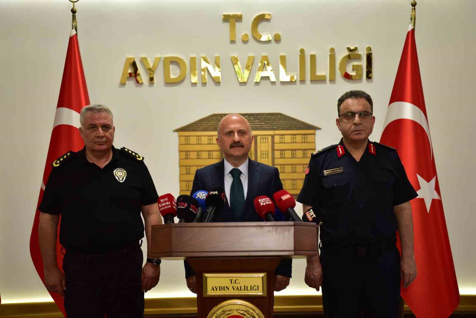 Aydın Valisi Varol açıkladı: "Çine orman yangını ile ilgili 2 kişi gözaltına alındı"