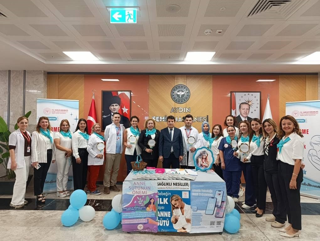 Aydın Şehir Hastanesi’nde anne sütünün önemine dikkat çekildi