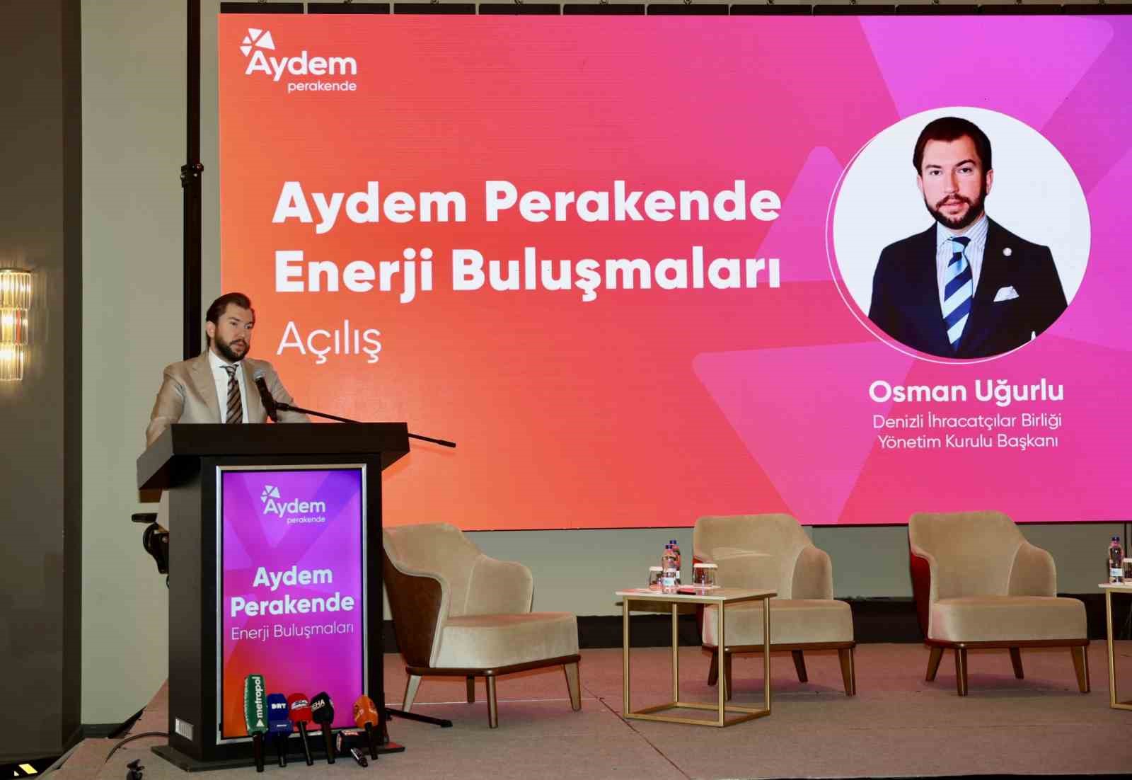DENİB Başkanı Uğurlu; "Enerji dönüşümü üretim ve ihracat gücü için stratejik bir fırsat olarak değerlendirilmeli"