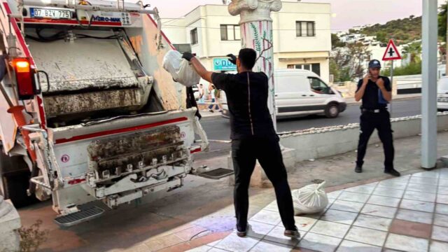 BODRUM'DA KAPALI KASAP DEPOSUNDAN 400 KİLO BOZUK ET ÇIKTI