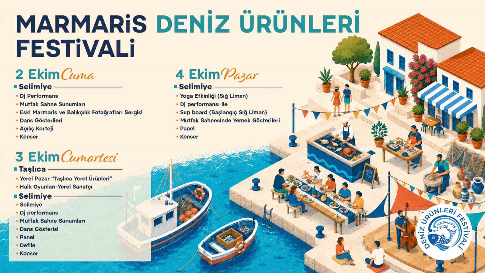 Marmaris Deniz Ürünleri Festivali geniş kitlelere ulaşacak