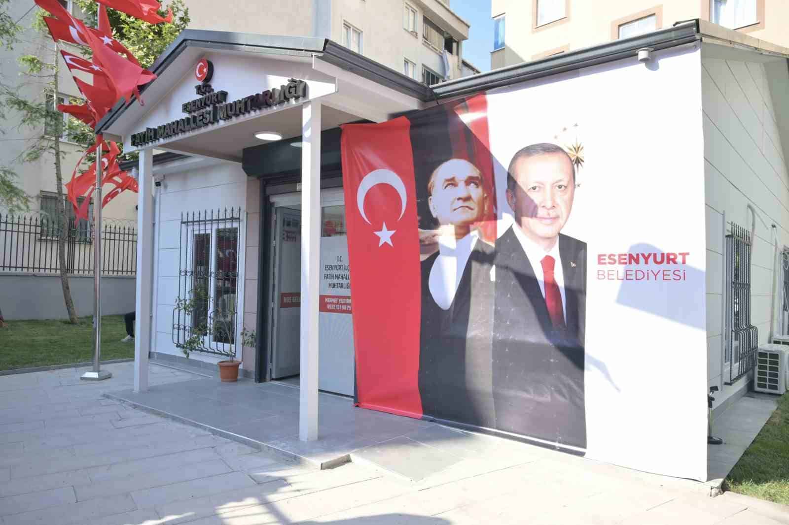 Esenyurt’ta yeni muhtarlık hizmet binası açıldı