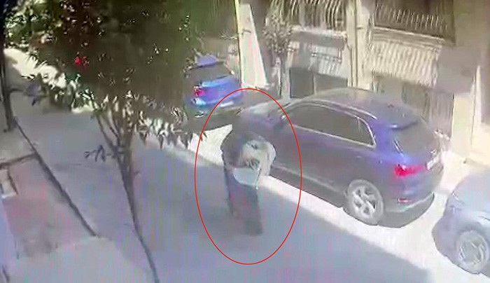 Şişli’de girdiği evdeki klima ve televizyonu çalan hırsız önce kameralara, sonra polise yakalandı