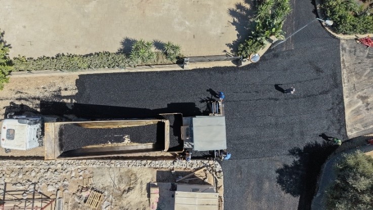 Bodrum Belediyesi üstyapı çalışmalarını sürdürüyor