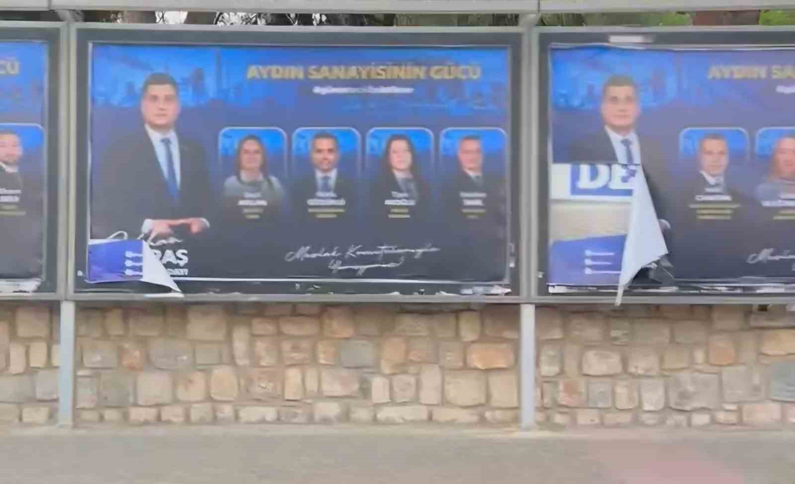 Başkan Maraş’ın afişlerine saldırı