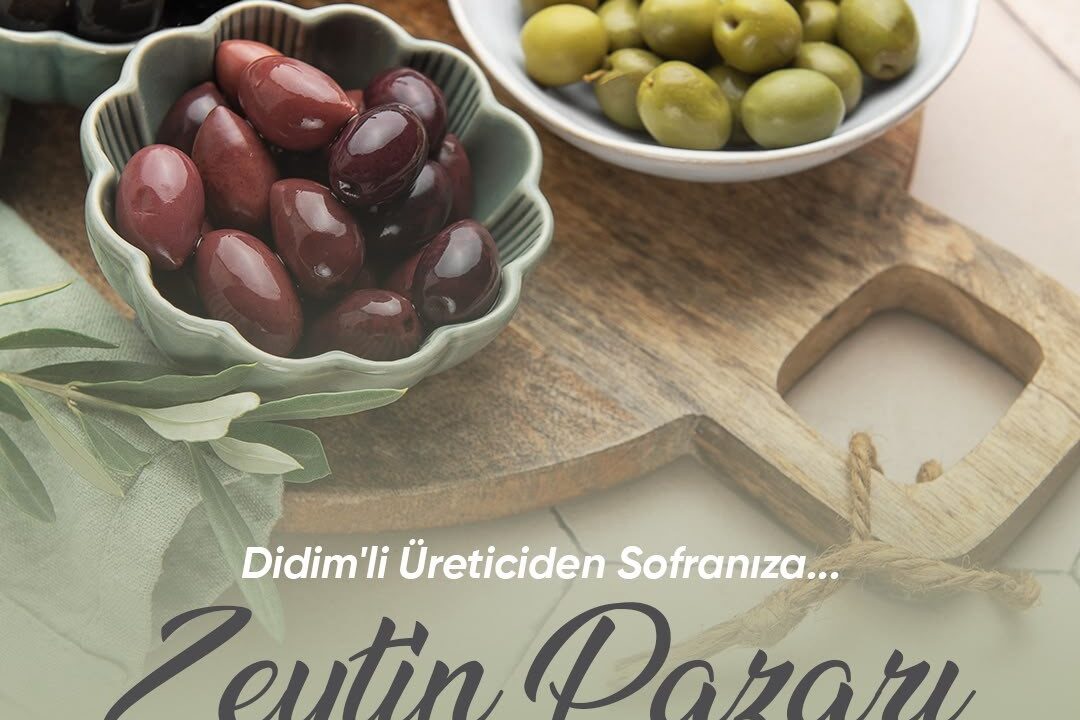 DİDİM BELEDİYESİ TARAFINDAN, ZEYTİN ÜRETİCİLERİNİN EMEKLERİNİ DOĞRUDAN TÜKETİCİYLE BULUŞTURABİLMELERİNE OLANAK SAĞLAMAK AMACIYLA OLUŞTURULAN ZEYTİN PAZARI, 28 EYLÜL PAZARTESİ GÜNÜ ÇARŞAMBA PAZARI ALANINDA FAALİYETE BAŞLIYOR.