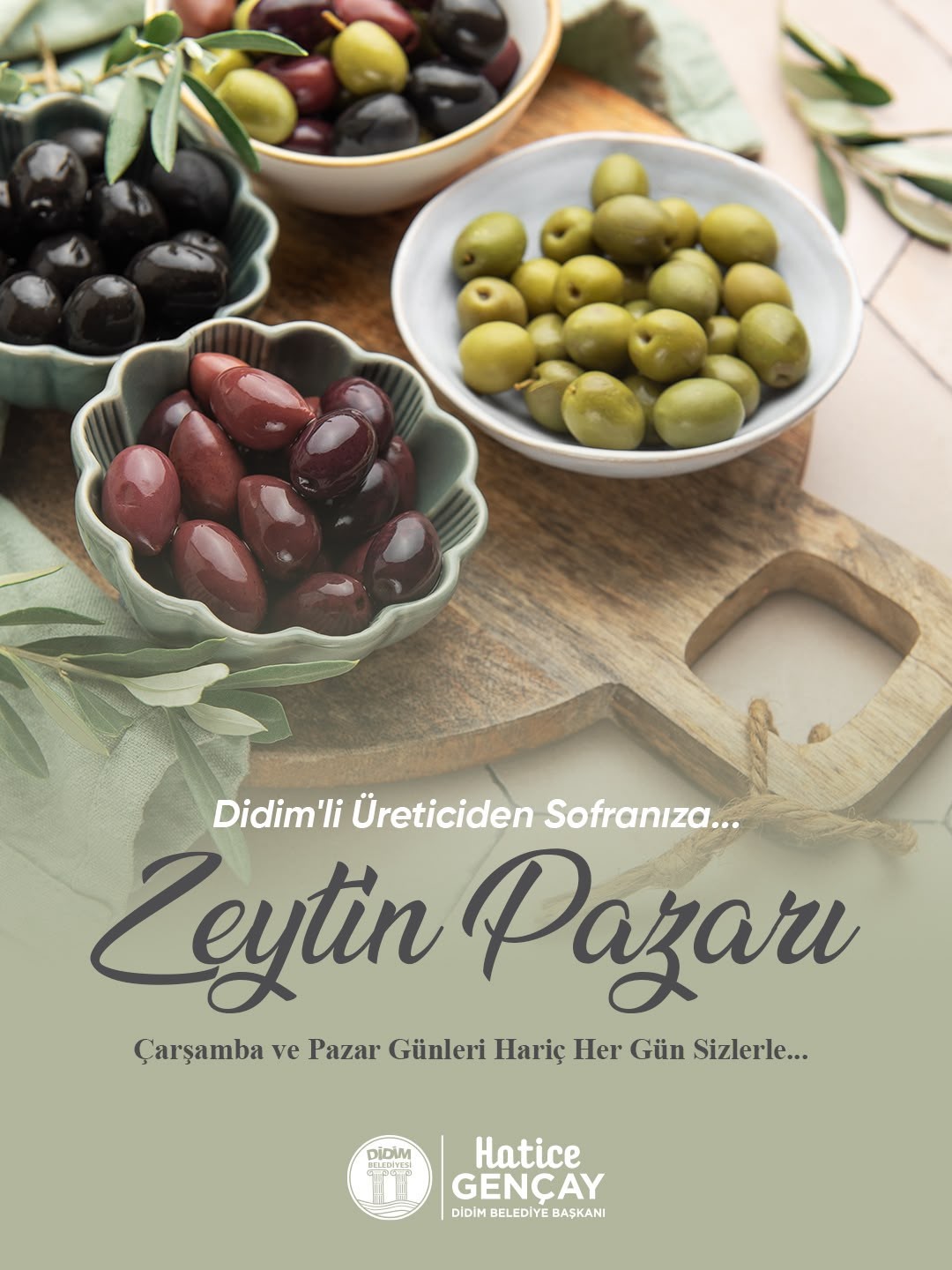 Didim Belediye Başkanı Gençay: "Zeytin üreticilerimiz için yeni bir satış alanı oluşturuyoruz"
