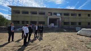 AYDIN’IN KUYUCAK İLÇESİNDE YAPIMI DEVAM EDEN PAMUKÖREN ORTAOKULU’NUN İNŞAAT ALANINDA İNCELEMELERDE BULUNULDU.