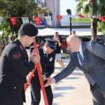 AYDIN’IN KÖŞK İLÇESİNDE 19 EYLÜL GAZİLER GÜNÜ DOLAYISIYLA TÖREN DÜZENLENİRKEN, İLÇE PROTOKOLÜ GAZİLER VE VATANDAŞLARLA BİR ARAYA GELDİ.