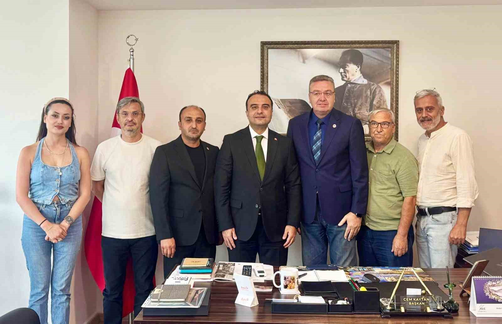 Menteşe Kaymakamı Budan’dan Muğla Büyükşehir Gazeteciler Cemiyeti’ne ziyaret