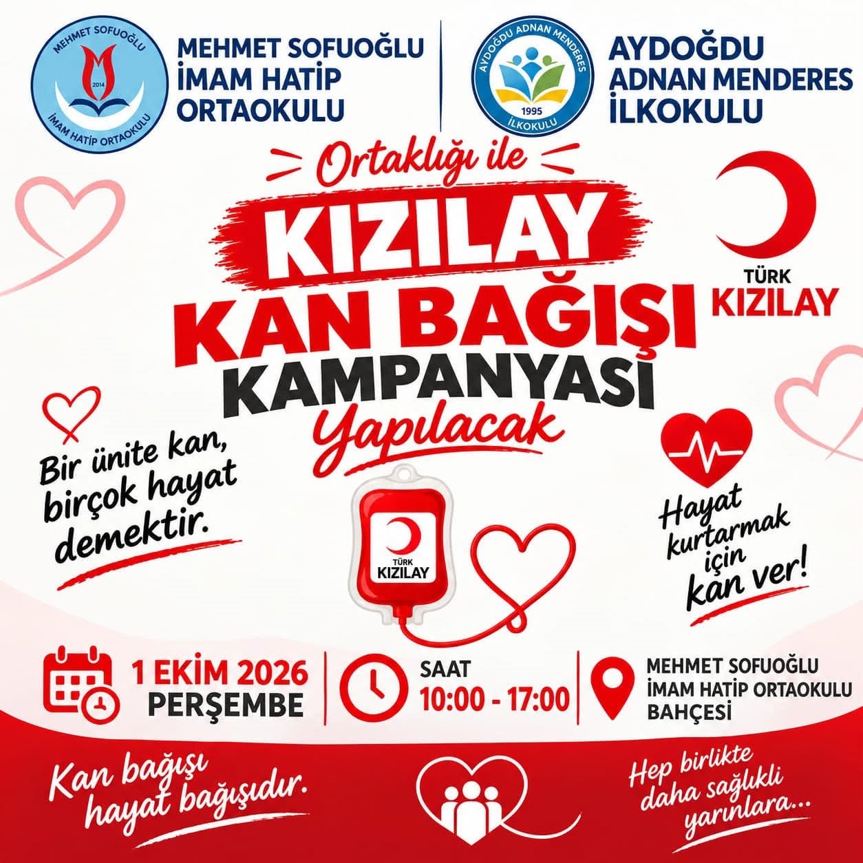 Aydın’da hayat kurtarmak için kan bağışı çağrısı
