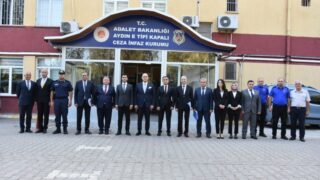 AYDIN CUMHURİYET BAŞSAVCISI UYGUR KAAN ARISOY, AYDIN E TİPİ KAPALI CEZA İNFAZ KURUMU’NU ZİYARET EDEREK KURUMDA YÜRÜTÜLEN ÇALIŞMALARI YERİNDE DEĞERLENDİRDİ.