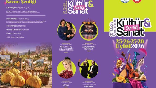 MUĞLA BÜYÜKŞEHİR BELEDİYESİ İLE MENTEŞE BELEDİYESİ’NİN İŞ BİRLİĞİNDE DÜZENLENEN VE DÖRT GÜN SÜRECEK ŞENLİKTE KONSERLER, TİYATRO GÖSTERİLERİ, SERGİLER, SÖYLEŞİLER, ÇOCUKLARA YÖNELİK ETKİNLİKLER VE ÇEŞİTLİ ATÖLYE ÇALIŞMALARI YER ALACAK.