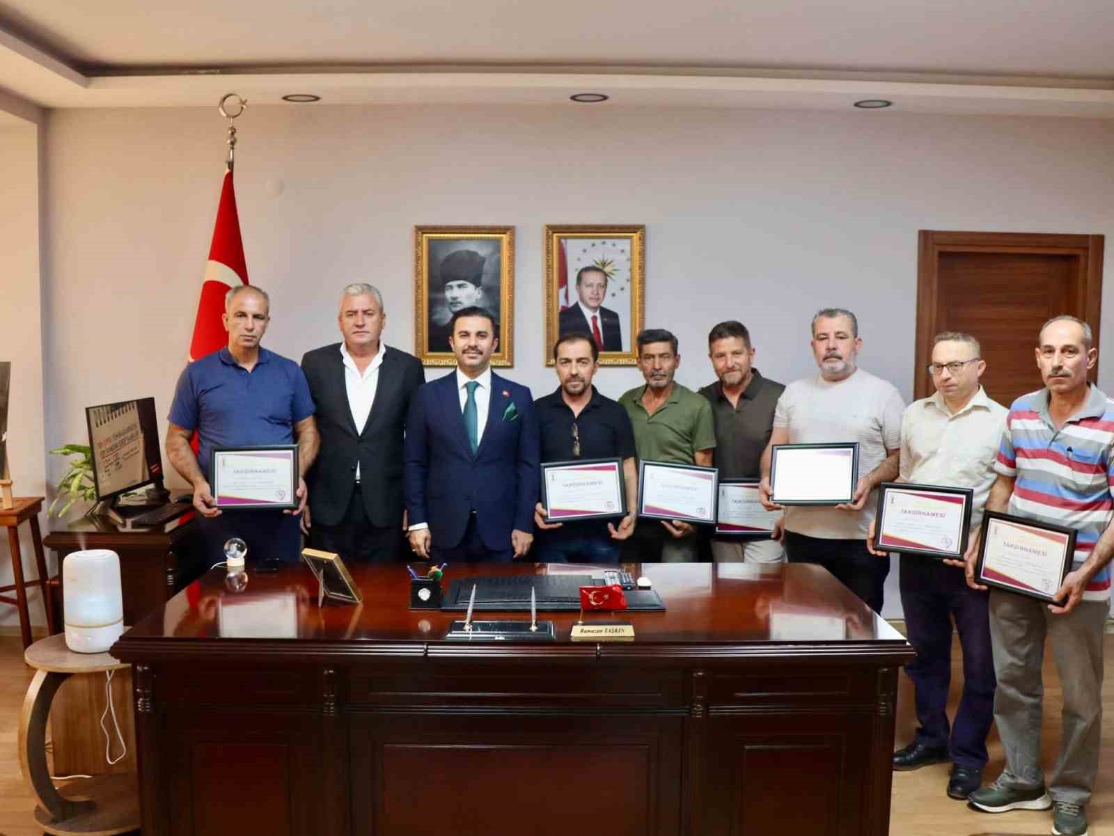 Koçarlı Kaymakamı Taşkın, 25 yıllık esnaflarla bir araya geldi