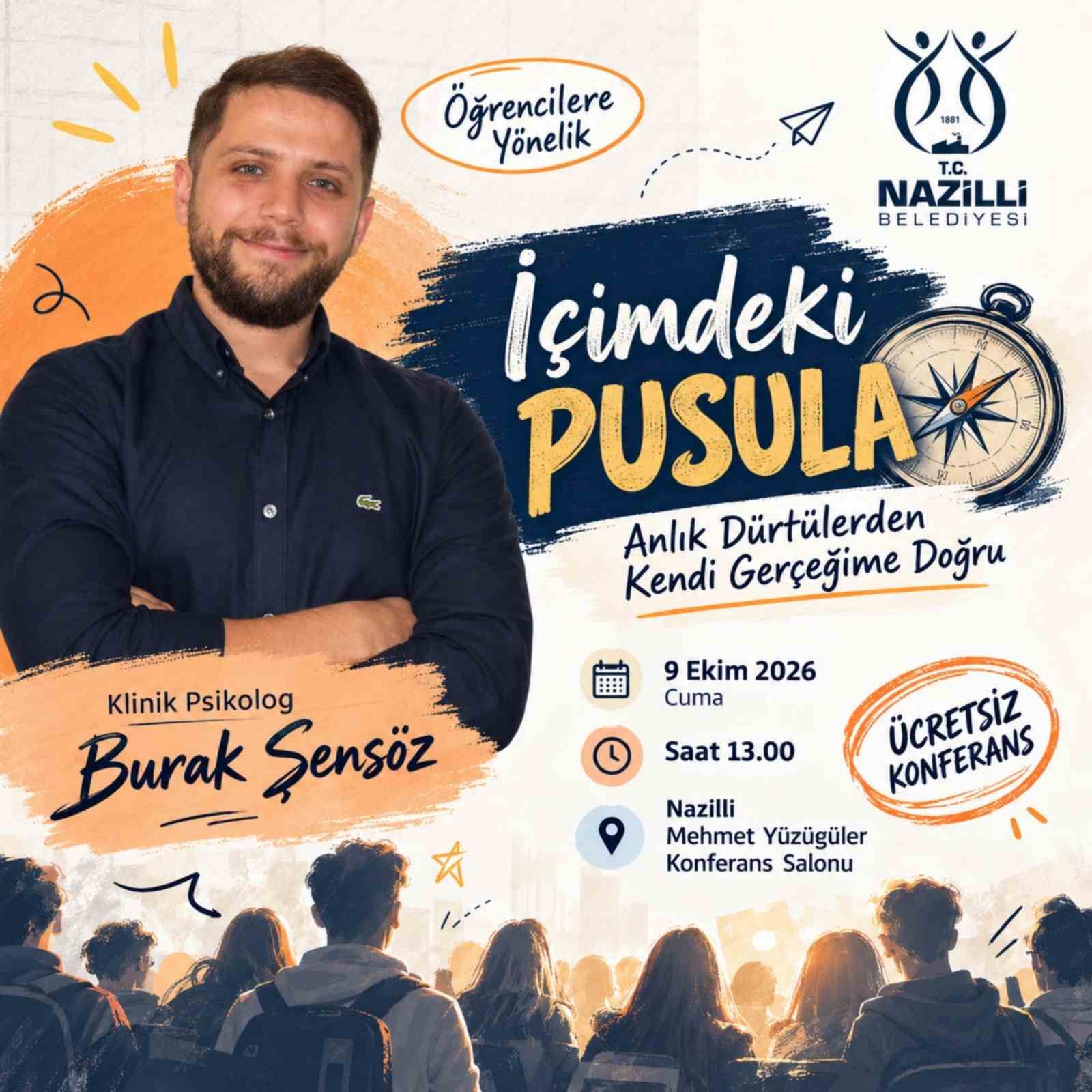 Nazilli’de çocuk ve gençlerin dünyası iki konferansta ele alınacak