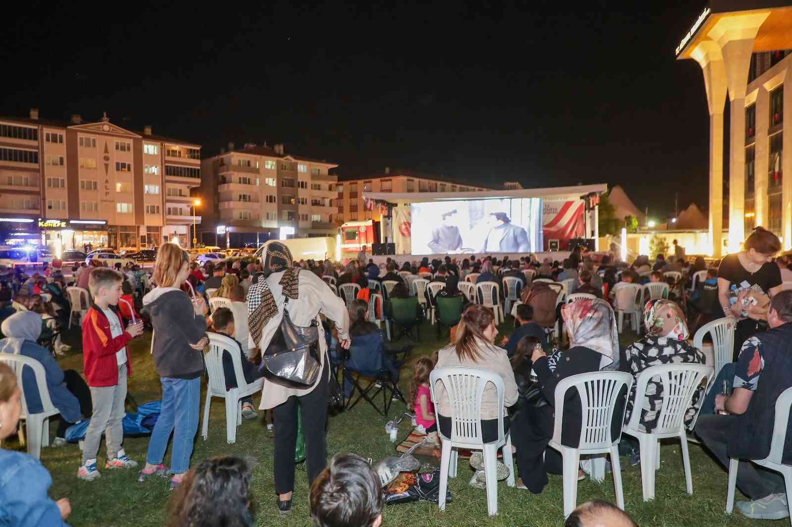 Açık havada sinema keyfi