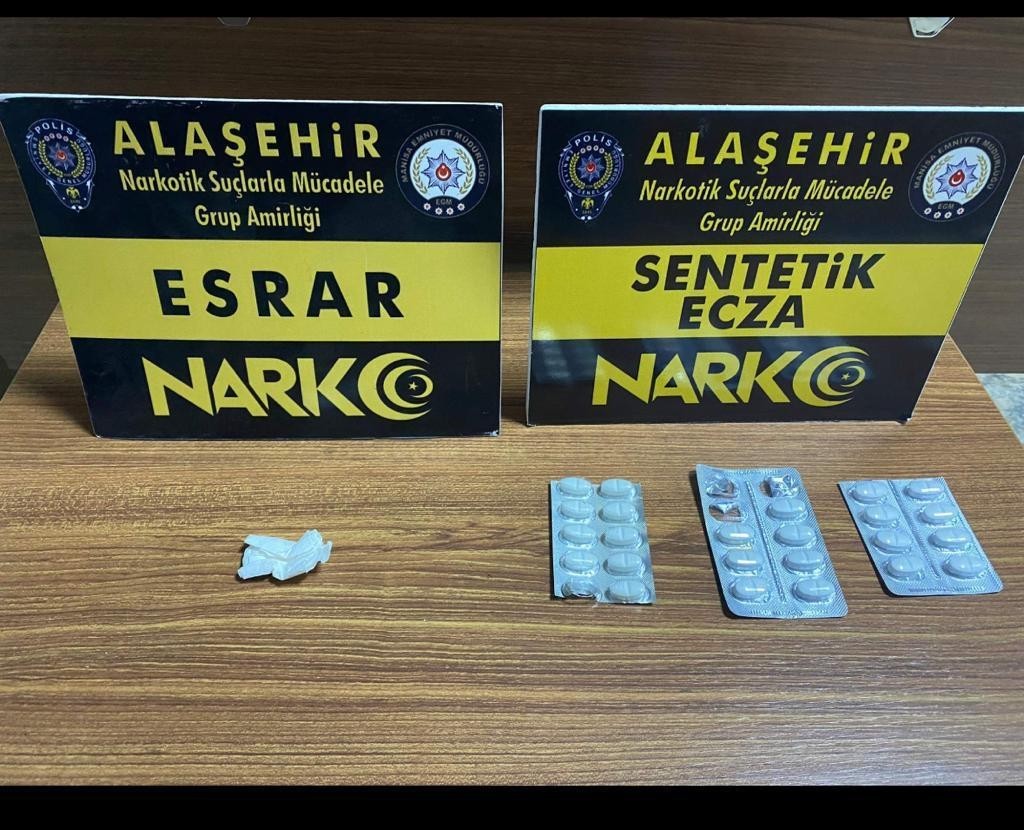 Alaşehir’de uyuşturucudan 1 tutuklama