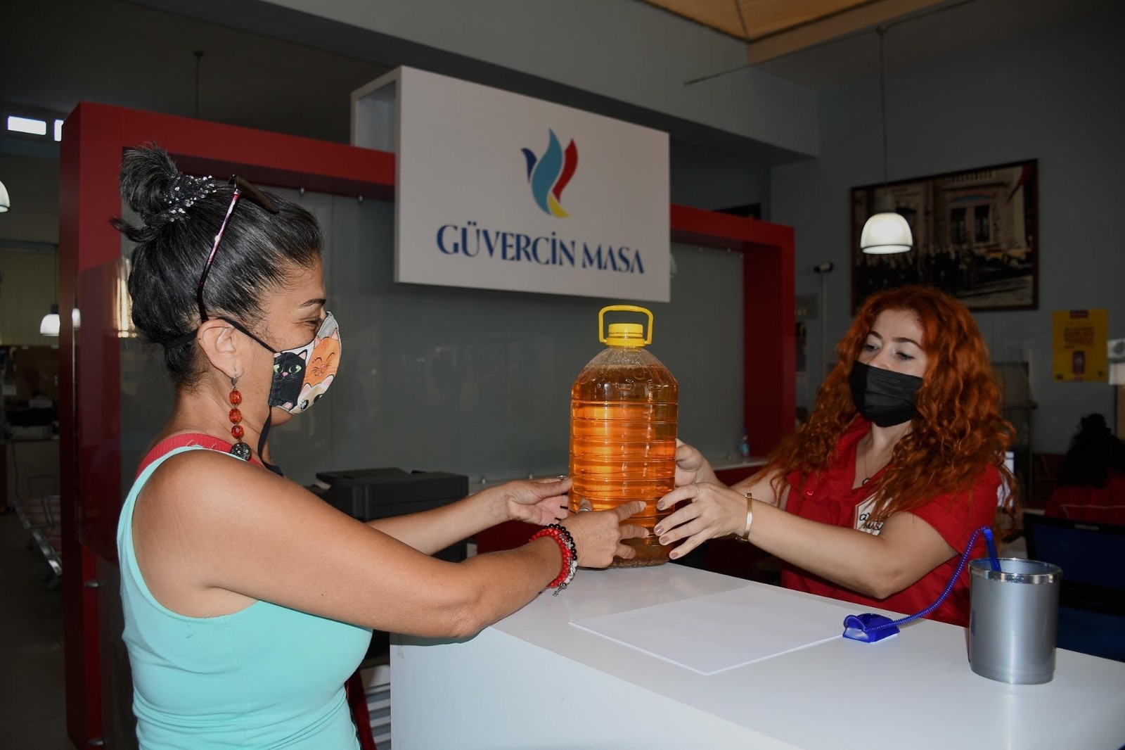 Atık yağını getir, bulaşık deterjanını götür