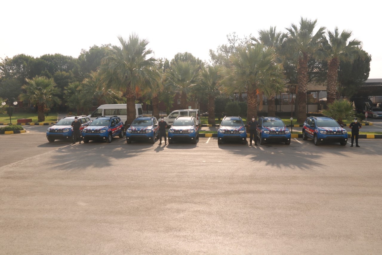 Aydın’da jandarmaya 8 yeni devriye aracı