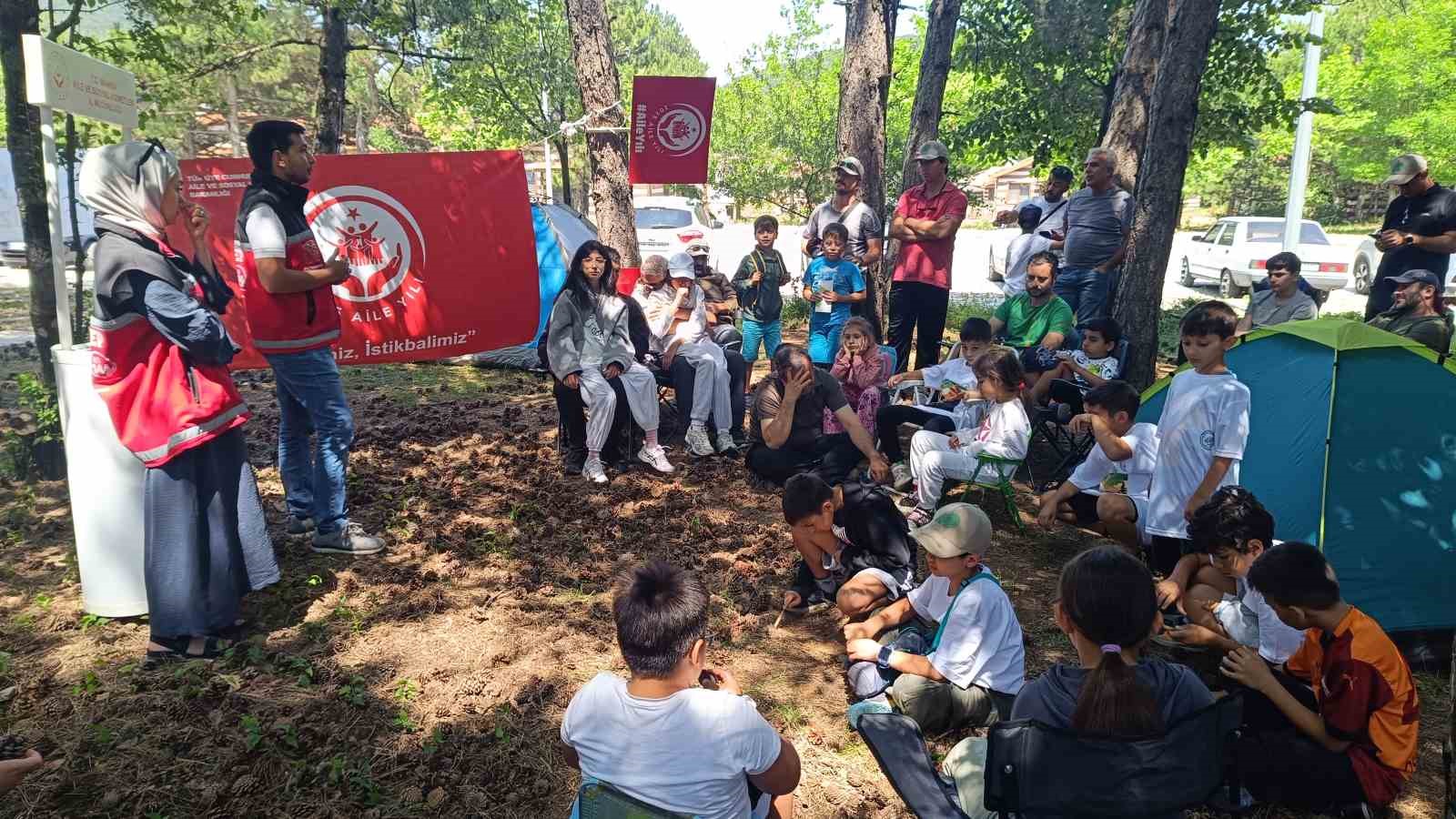Babalar gününde ‘Baba Çocuk Kampı’