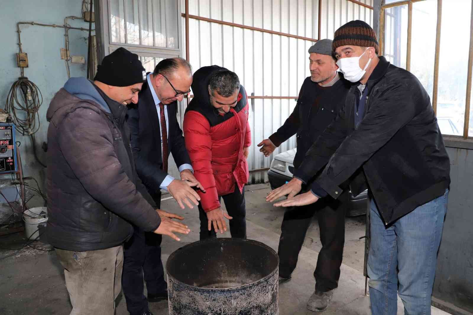 Başkan Akın sanayi esnafıyla bir araya geldi