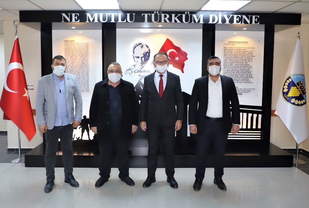 Başkan Akın’a teşekkür ziyaretleri