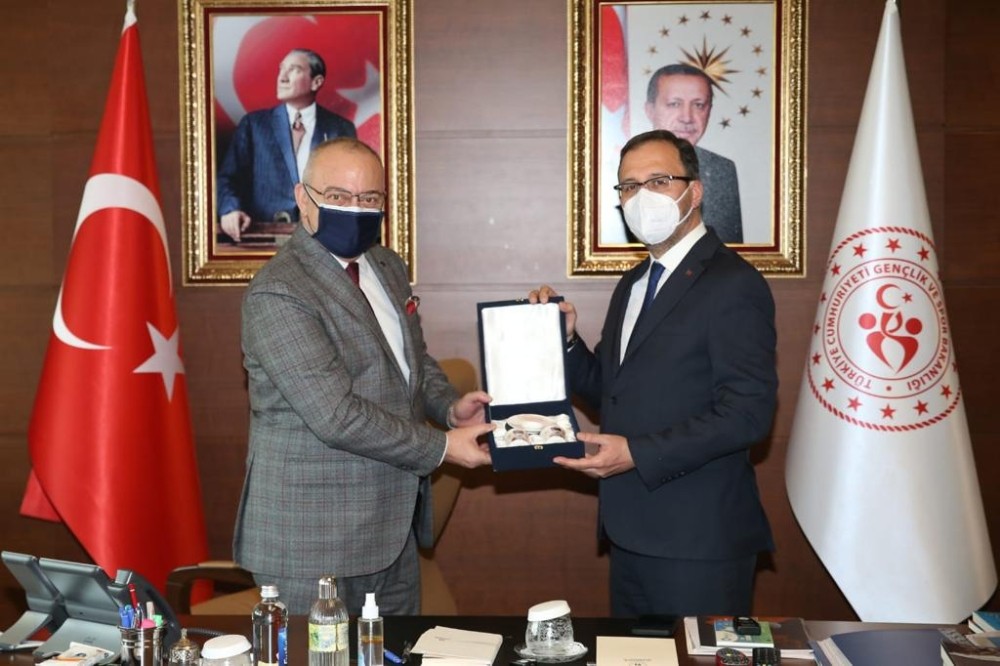 Başkan Ergün’den Bakan Kasapoğlu’na teşekkür