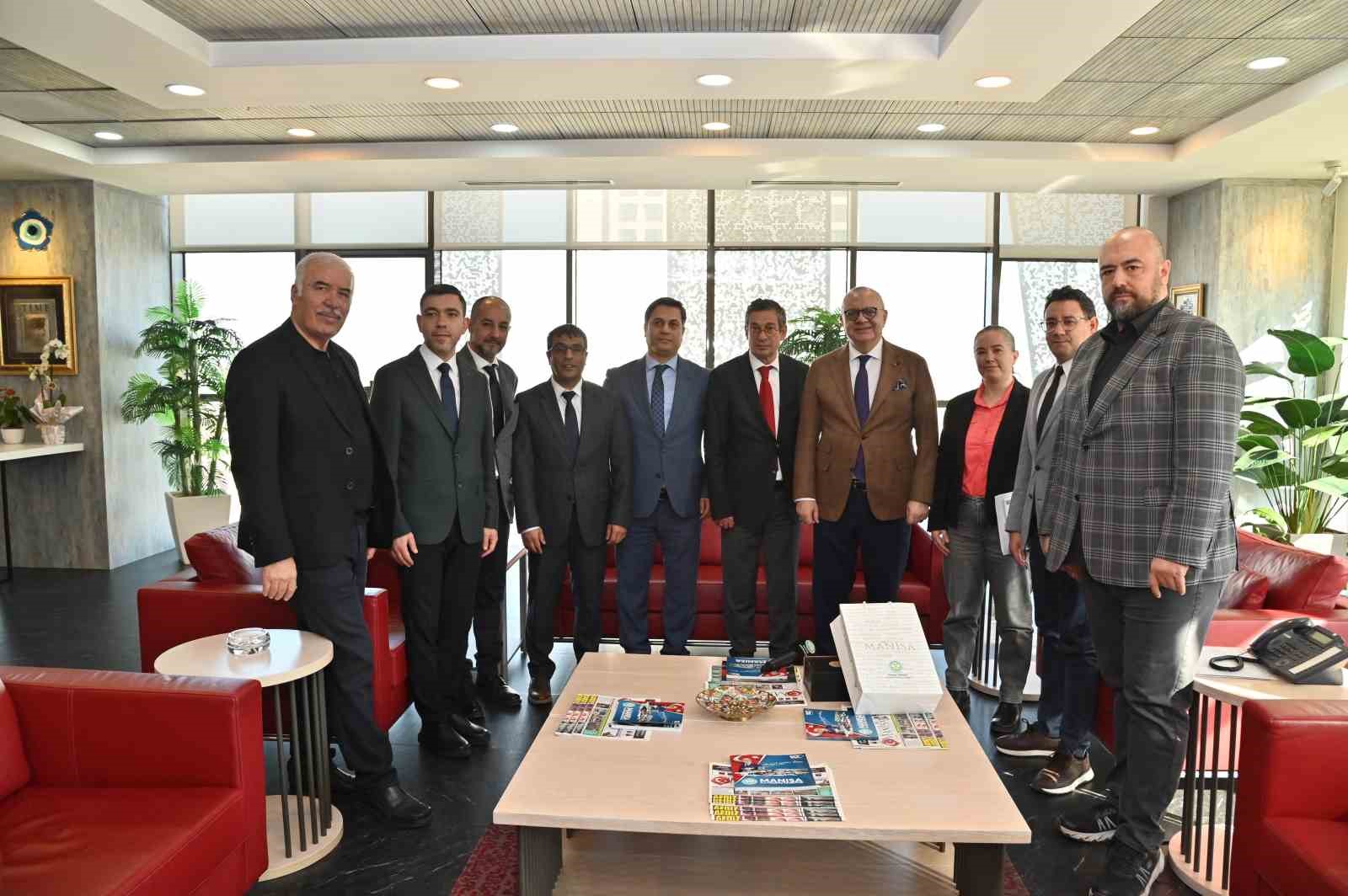 Başkan Ergün’e 2028 Avrupa Üniversite Oyunları bilgilendirmesi