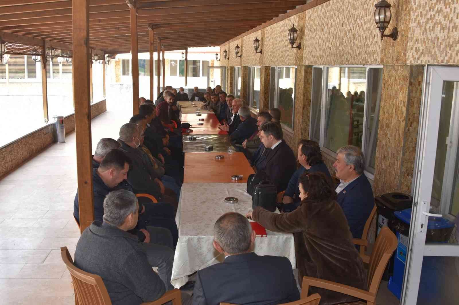 Başkan Tulup mahalle muhtarlarıyla buluştu