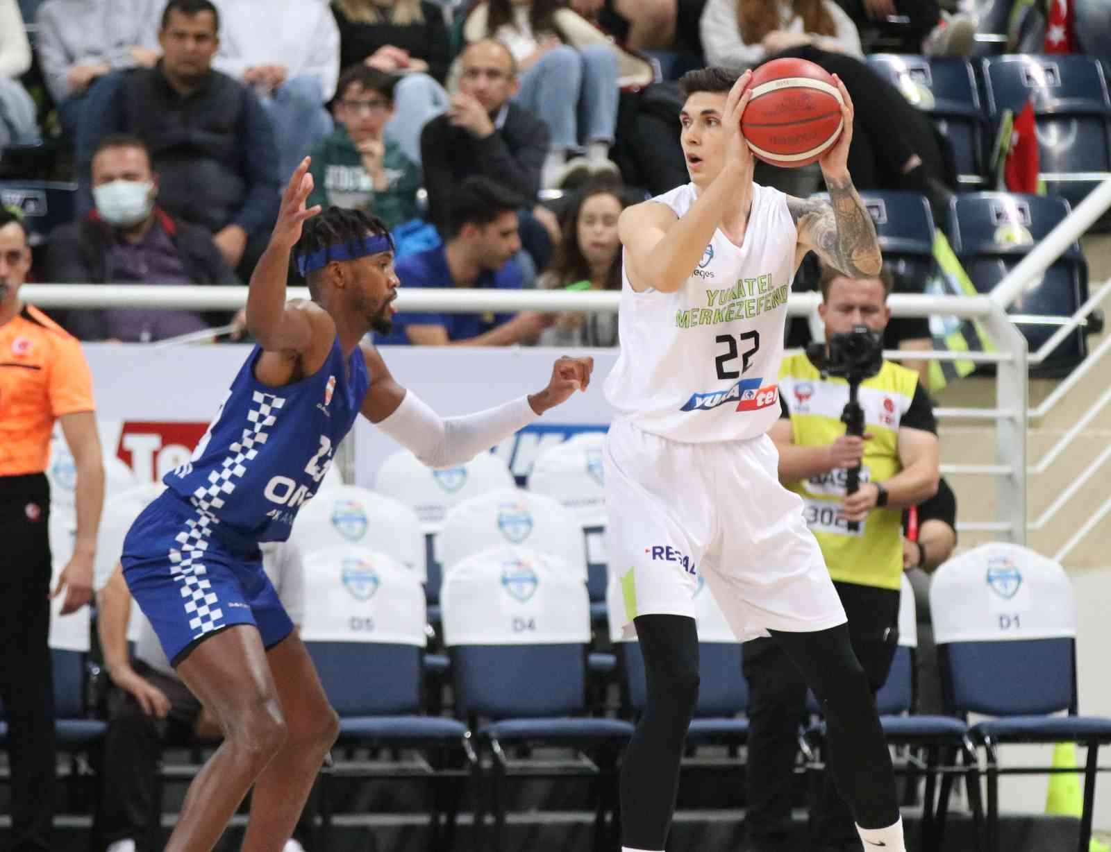 Basketbol Süper Ligi: Y. Merkezefendi Bld. Basket: 77 – Onvo Büyükçekmece Basketbol: 76
