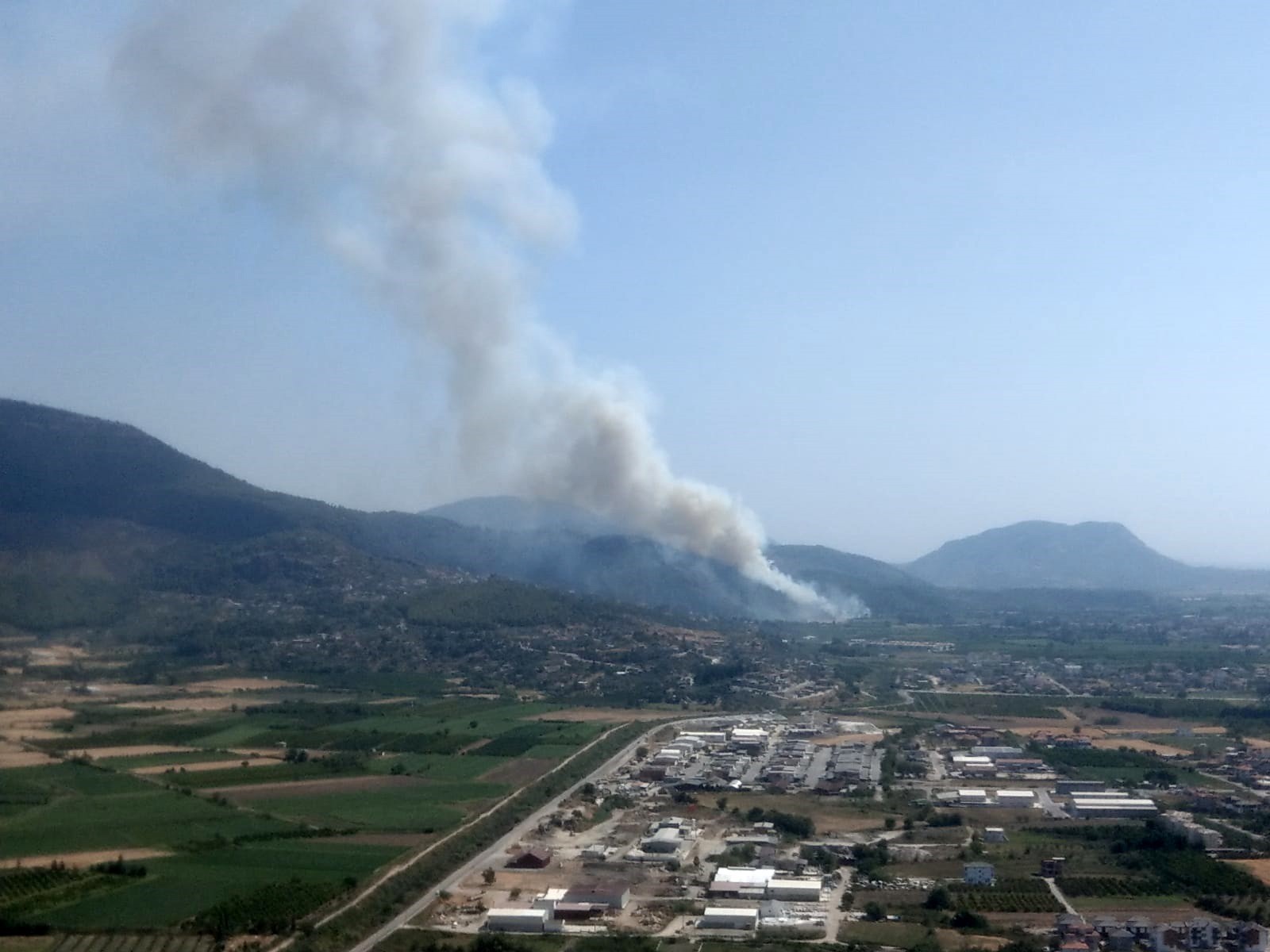 Bir yangın da Dalaman’da başladı