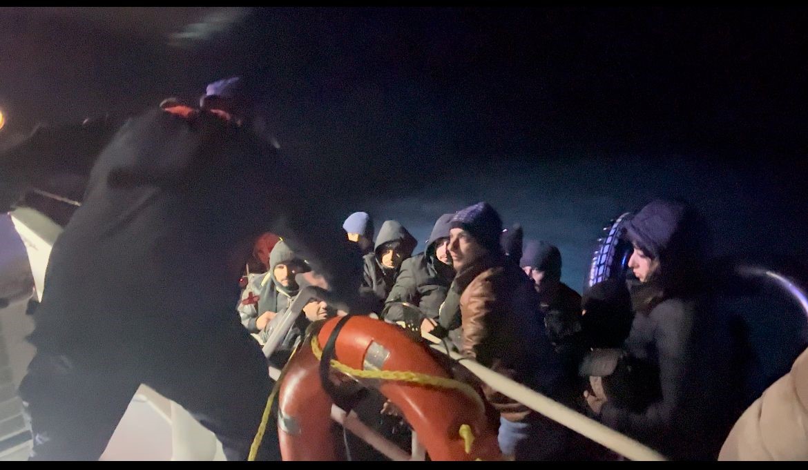 Bodrum’da 54 düzensiz göçmen yakalandı, 15’i kurtarıldı