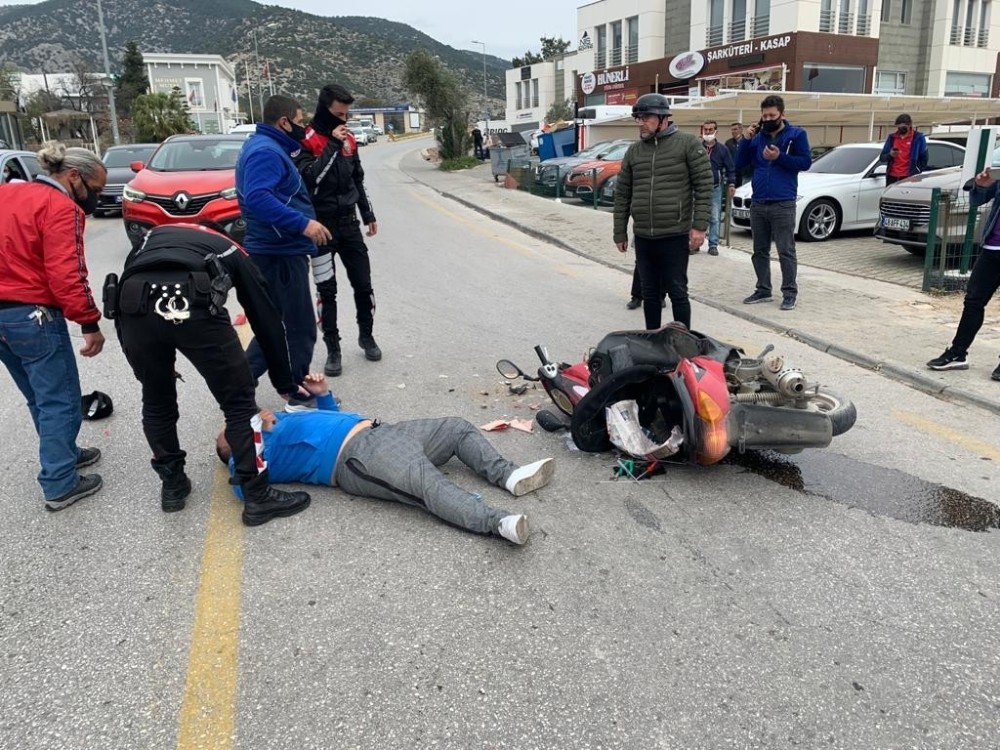 Bodrum’da trafik kazası: 1 yaralı