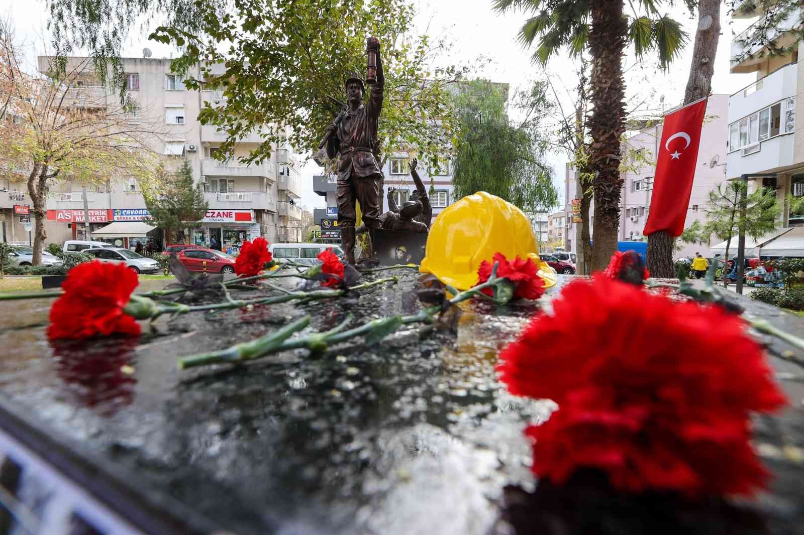 Buca’da maden şehitleri unutulmadı