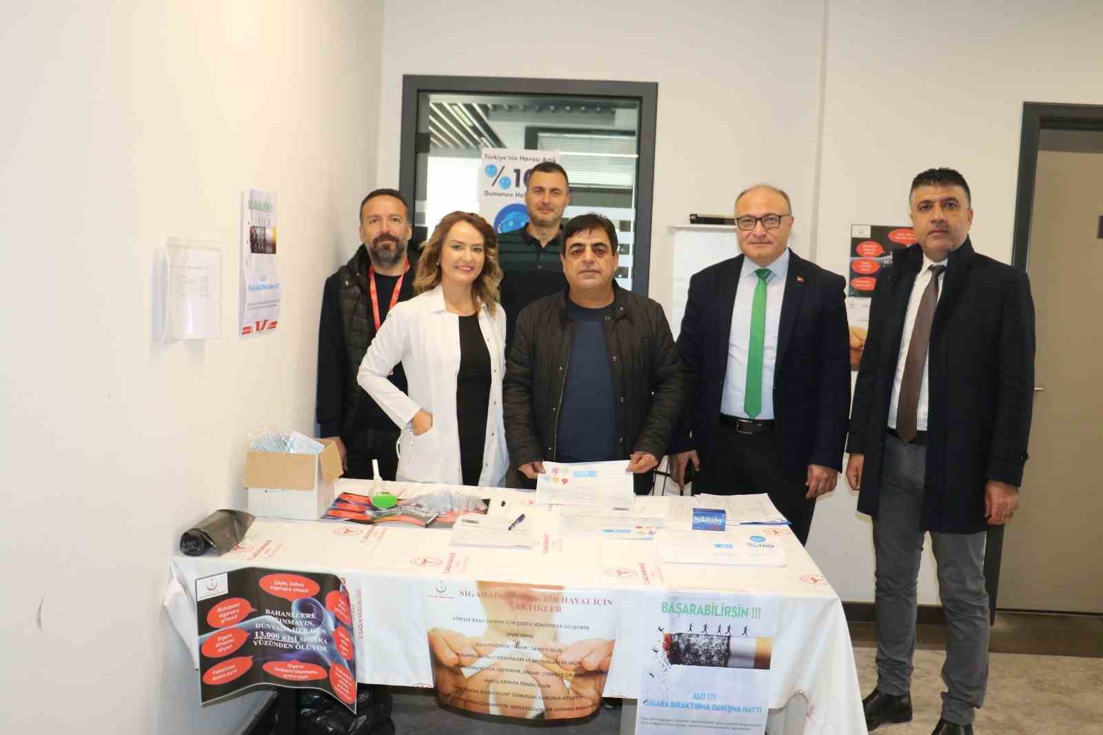 Büyükşehirden sigara bağımlılığına karşı farkındalık etkinliği
