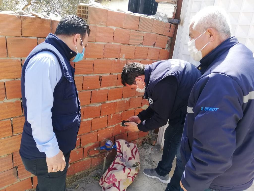 Daire Başkanı Akbaş, endeks okuma personeli ile sahaya çıktı